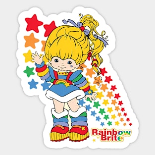Sparkle Sparkle Rainbow Brite Sticker